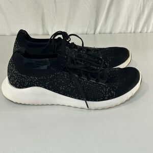 Aetrex Carly Mesh Sneaker Black Grey with Built-In Orthotic System Sz 9-9.5 EU40